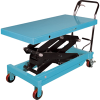 Heavy-Duty Hydraulic Scissor Lift Table, 48" L x 24" W, Steel, 1545 lbs. Capacity - KLETON 