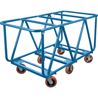 Flat Bed Lumber Cart, 60" x 30" x 33", 2500 lbs. Capacity - KLETON 