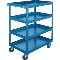 Chariots &agrave; tablette, 4 Tiers, 24" la x 61" h x 36" p, Capacit&eacute; 900 lb - KLETON 