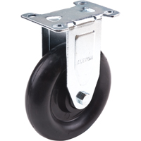 Roulette, Fixe, 5" (127 mm), Polyol&eacute;fine, 250 lb (113 kg) - KLETON 