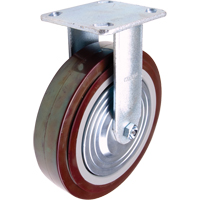 Roulette, Fixe, 8" (203,2 mm), Polyur&eacute;thane, 1000 lb (453,6 kg) - KLETON 