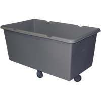 Chariot-caisse robuste surdimensionn&eacute; Starcart, Poly&eacute;thyl&egrave;ne, 78" lo x 42" la x 42" h, Volume 46 pi³, Capacit&eacute; 1600 lb - Techstar Plastics Inc 195B-D