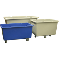 Chariot-caisse robuste surdimensionn&eacute; Starcart, Poly&eacute;thyl&egrave;ne, 78" lo x 42" la x 42" h, Volume 46 pi³, Capacit&eacute; 1600 lb - Techstar Plastics Inc 195B-D