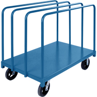Single Level Rails Heavy-Duty Panel Mover Truck, 48" x 30" x 45", 2000 lbs. Capacity - KLETON 