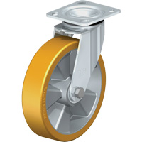 Roulettes robustes sans cheville, Pivotant, 8" (203,2 mm), Polyur&eacute;thane, 1250 lb (567 kg) - Blickle LEH-ALTH 200K-14