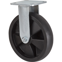Hi-Temp Caster, Rigid, 8" (203.2 mm), Nylon, 1000 lbs. (453 kg.) - KLETON 