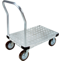 Chariots &agrave; plateforme en aluminium, 24" la x 36" lo, 4000 lb cap, Roues Polyur&eacute;thane - KLETON 