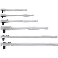 RHQ-12L Long Handle Oval Head Ratchet Wrench, 1/2" Drive, Plain Handle - JET 672927