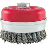 Knot Banded Cup Brush, 4" Dia. x 5/8"-11 Arbor - JET 553652