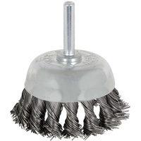 8046 Shaft Mounted Knot Twisted Cup Brush, 1-1/8" Dia. - JET 550802