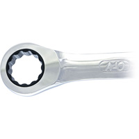 Cl&eacute; mixte &agrave; cliquet &agrave; motif long non r&eacute;versible, 19 mm, Fini Ordinaire - JET 701164