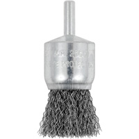 Shaft Mounted Crimped End Brush, 1", 0.012" Fill, 1/4" Shank - JET 553716