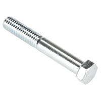 Hex Head Cap Screw, 7/16" Dia., 3" L, Zinc Plated, Coarse, Grade 5 -  