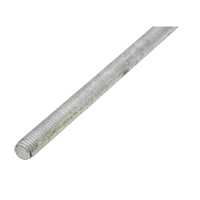 Tige filet&eacute;e, 3/8"-16, 144" lo, Galvanis&eacute;, Grade Calibre 2 - Vanguard Steel 4110 4024