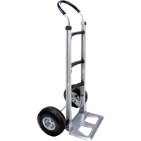 Knocked Down Hand Truck, Continuous Handle, Aluminum, 49-5/8" Height, 500 lbs. Capacity - KLETON 