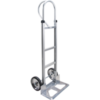 Knocked Down Hand Truck, P-Handle Handle, Aluminum, 52-1/8" Height, 500 lbs. Capacity - KLETON 