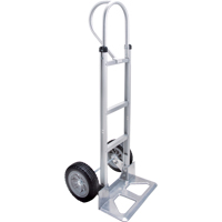 Knocked Down Hand Truck, P-Handle Handle, Aluminum, 52-1/8" Height, 500 lbs. Capacity - KLETON 