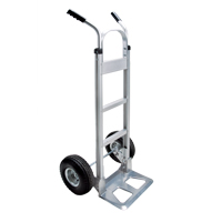 Knocked Down Hand Truck, Dual Handle, Aluminum, 50-5/8" Height, 500 lbs. Capacity - KLETON 