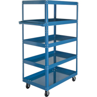 Chariots &agrave; tablette, 5 Tiers, 24" la x 61 h x 48" p, Capacit&eacute; 900 lb - KLETON 