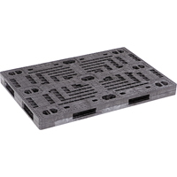 Palettes empilables extra longues, Acc&egrave;s de Quatre c&ocirc;t&eacute;s, 72" lo x 48" la x 5-4/5" h - Orbis 48X72CIISF-BLK