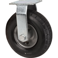 Pneumatic Casters, Rigid, 8" (203.2 mm), Pneumatic, 350 lbs. (158.8 kg.) - KLETON 
