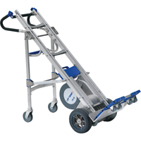 Heavy-Duty Aluminum Stair Climbing Hand Trucks, Steel Frame, 21" W x 63" H, 725 lbs. Capacity - Wesco 274100