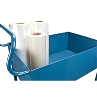 Chariots de service &agrave; bordure profonde, 2 Tiers, 24" la x 47" h x 36" p, Capacit&eacute; 1200 lb - KLETON 