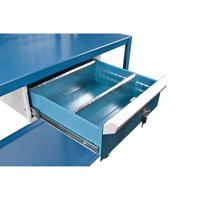 Mobile Service Cart, 2 Tiers, 24" W x 57" H x 40" D, 1200 lbs. Capacity - KLETON 