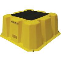 Escabeaux emboîtables industriels, 25" x 25" x Hauteur 10-1/2" - Diversified Plastics Inc. NST-1