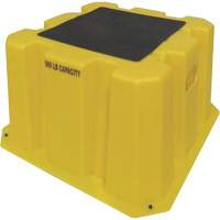 Escabeaux emboîtables industriels, 25" x 25" x Hauteur 14-3/4" - Diversified Plastics Inc. NBST1-14