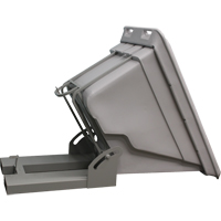 Conteneur autobasculeur, Poly&eacute;thyl&egrave;ne, 1 vg³, Gris - Techstar Plastics Inc 441SDH
