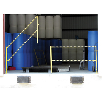 Safety Lift Gate, 10' L x 42-5/8" H, 159" Raised, Yellow - Vestil SLG-10