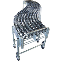 Expandable/Flexible Conveyors, 24" W x 8' 11" L, 226 lbs. per lin. ft. Capacity - Nestaflex 22624008P