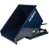 Self-Dumping Hopper, Steel, 1/2 cu.yd., Blue - Husky Hoppers SDH05000.2-BLUE