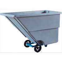 Chariot basculeur en acier, Poly&eacute;thyl&egrave;ne, 0,625 vg³, Capacit&eacute; de charge de 500 lb - KLETON 