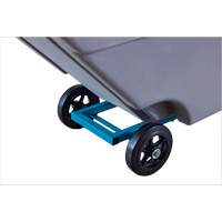 Chariot basculeur en acier, Poly&eacute;thyl&egrave;ne, 0,625 vg³, Capacit&eacute; de charge de 500 lb - KLETON 