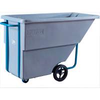Chariot basculeur en acier, Poly&eacute;thyl&egrave;ne, 0,625 vg³, Capacit&eacute; de charge de 850 lb - KLETON 