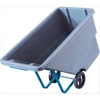 Chariot basculeur en acier, Poly&eacute;thyl&egrave;ne, 0,625 vg³, Capacit&eacute; de charge de 850 lb - KLETON 
