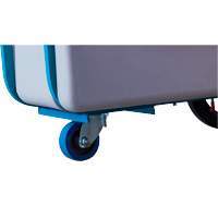 Chariot basculeur en acier, Poly&eacute;thyl&egrave;ne, 0,625 vg³, Capacit&eacute; de charge de 850 lb - KLETON 