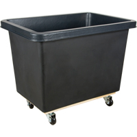 Tapered Wall Box Truck, Polyethylene, 37" L x 26" W x 30" H, 9 cu. ft. Volume, 500 lbs. Capacity - KLETON 