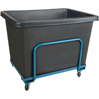 Tapered Wall Box Truck, Polyethylene, 43" L x 30" W x 33" H, 16 cu. ft. Volume, 800 lbs. Capacity - KLETON 