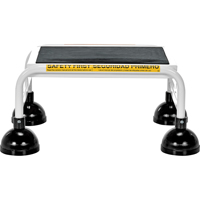 Stop-Step Ladders, 1 Steps, 16" Step Width, 9-9/16" Platform Height, Steel - Vestil LAD-1-W