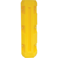 Protecteur de colonne &eacute;troite, Ouverture int&eacute;rieure 5" x 5", 12" lo x 12" la x 42" h, Jaune - Diversified Plastics Inc. CPS-5