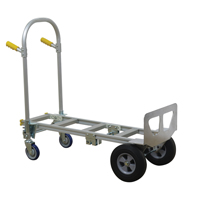 SPTN-JR-T18-SR Spartan Jr. Convertible Hand Truck, Aluminum, 1000 lbs. Capacity - Wesco 219998