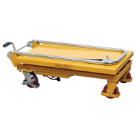 Table &eacute;l&eacute;vatrice &agrave; ciseaux hydraulique, 17,75" lo x 27,5" la/27-1/2" lo x 17-3/4" la, Acier, Capacit&eacute; 330 lb - Wesco 260201