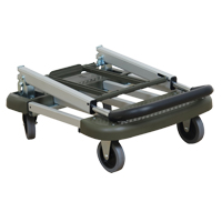 Chariot &agrave; plateforme t&eacute;l&eacute;pliante, Aluminium, 330 lb, 29-1/2" lo x 17-1/2" la, Hauteur 36-1/2" - Wesco 272048