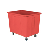 Box Truck, Polyethylene, 46" L x 34" W x 40" H, 25 cu. Ft. Volume, 600 lbs. Capacity - Wesco 272526