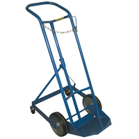 Professional Gas Cylinder Truck CC-1, Mold-on Rubber Wheels, 9" W x 7-1/4" L Base, 250 lbs. - Wesco 210123