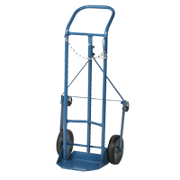 Professional Gas Cylinder Truck CC-1, Mold-on Rubber Wheels, 9" W x 7-1/4" L Base, 250 lbs. - Wesco 210123