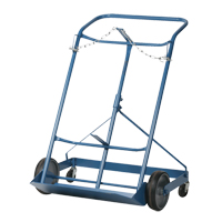 Professional Double Gas Cylinder Truck CC-2, Mold-on Rubber Wheels, 16-7/8" W x 7-1/4" L Base, 500 lbs. - Wesco 210124